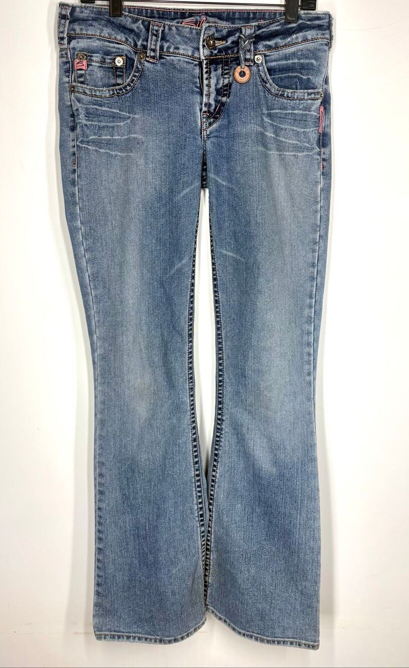 Silver Jeans Aiko Low Rise Bootcut Flare Jeans Y2K Medium Wash Women 29